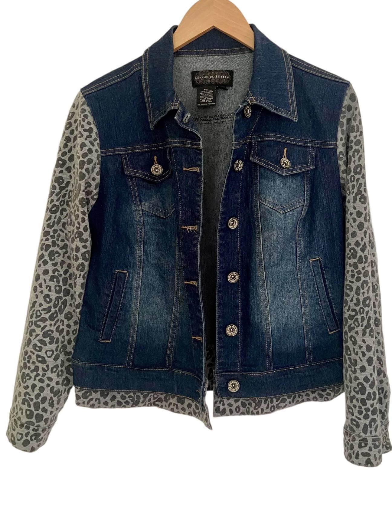 Soft Summer LIVE A LITTLE mixed media jacket