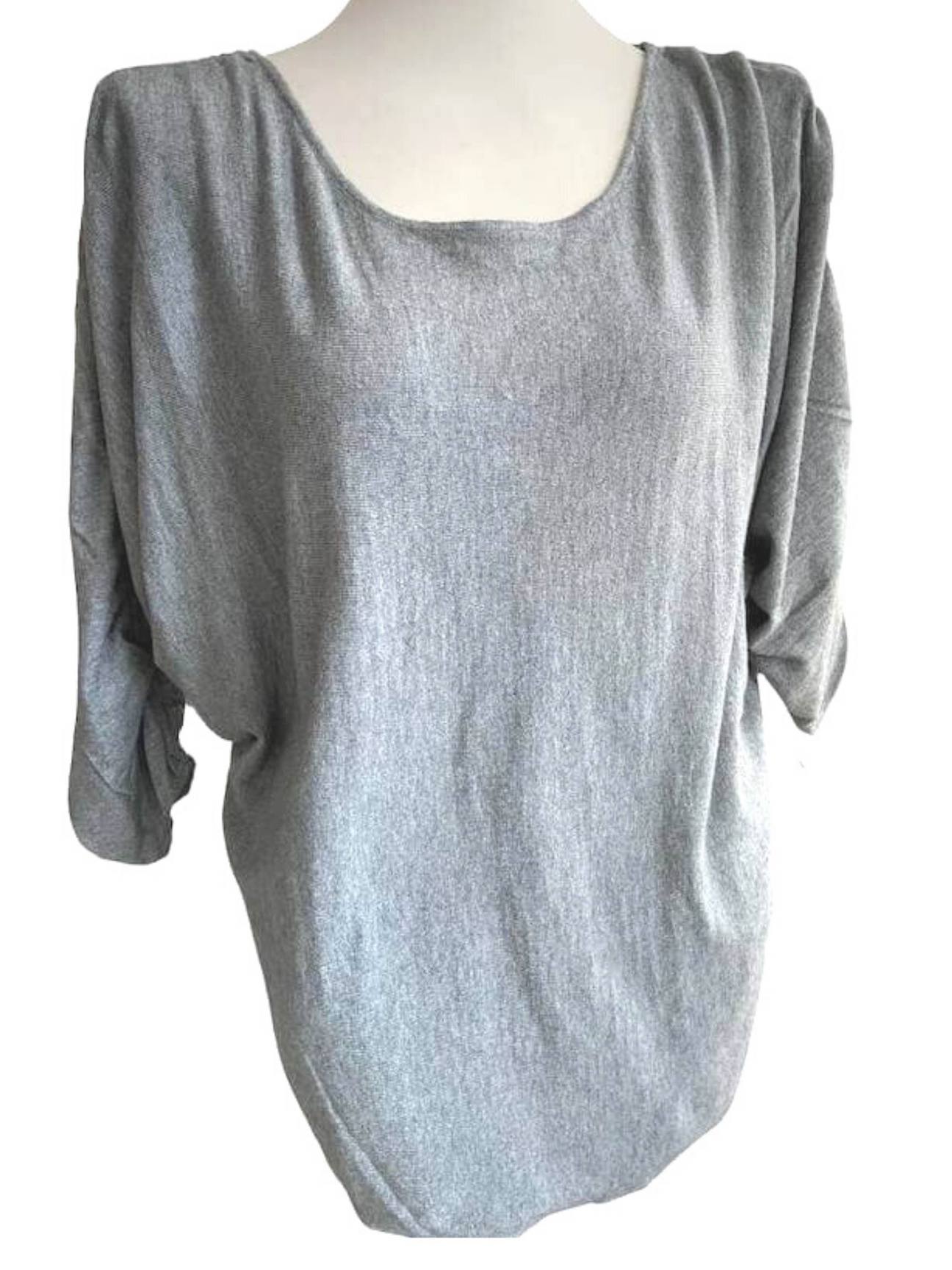 Soft Summer MAX STUDIO ruched sleeve sweater