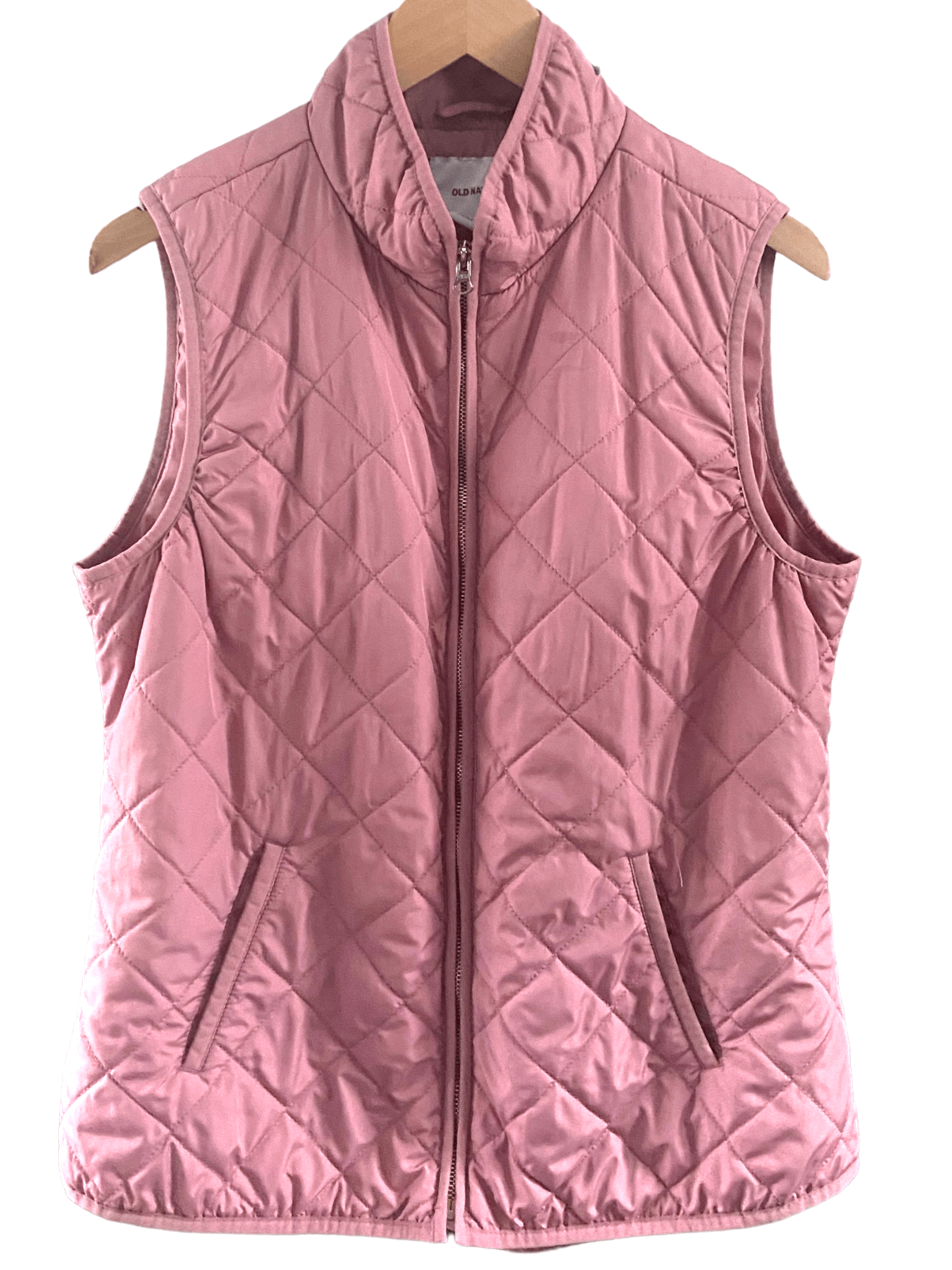 Soft Summer OLD NAVY pink quilted puffer vest