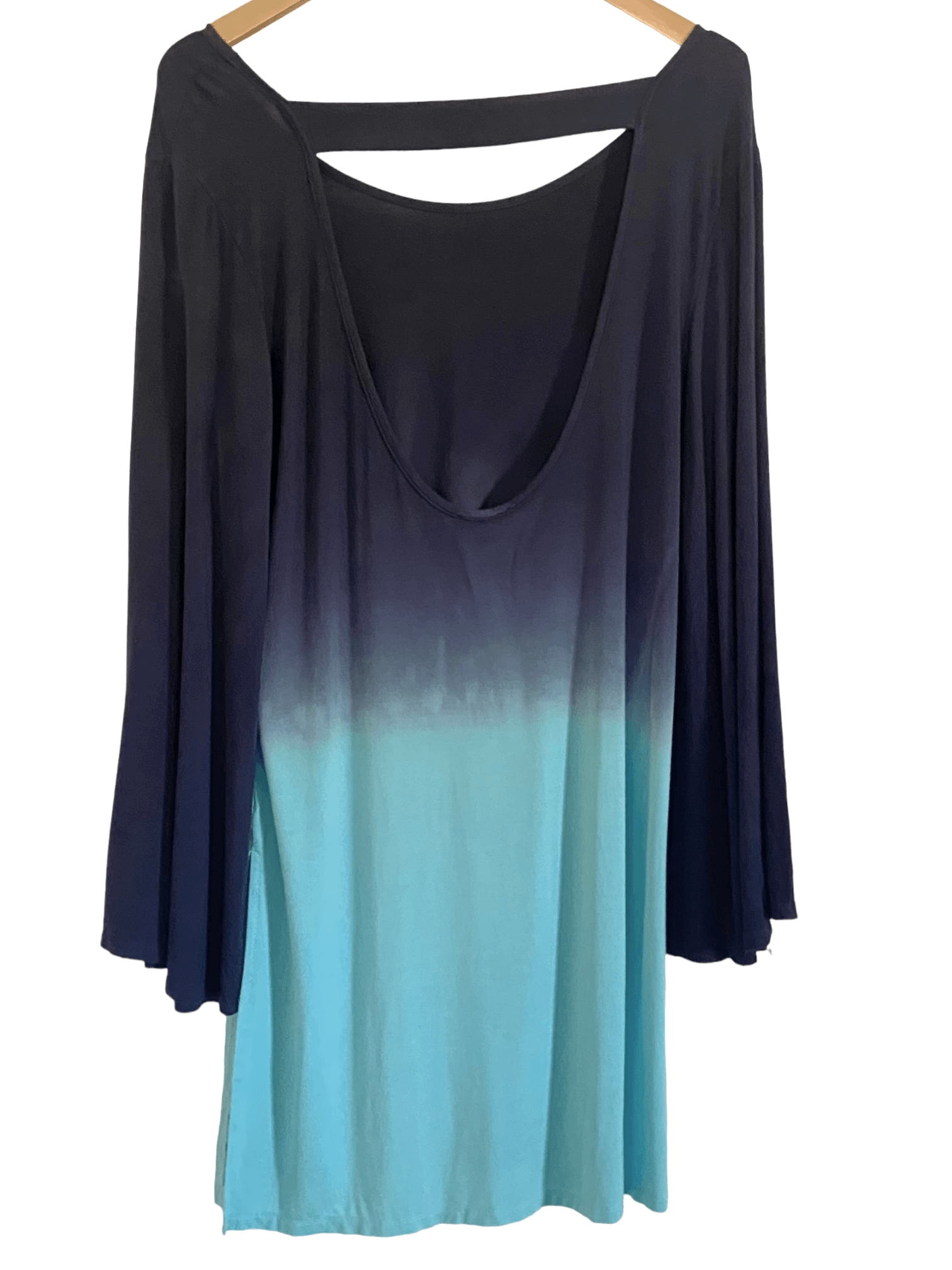 Soft Summer SANDIVA knit jersey ombre cover-up 