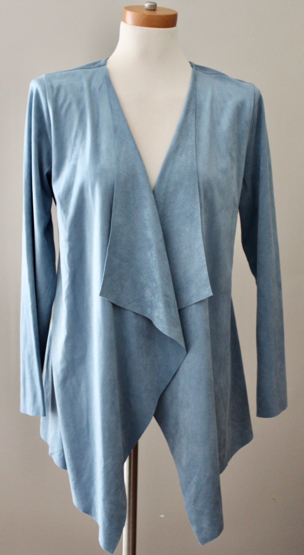 Soft Summer SOFT SURROUNDINGS  blue ultra-soft cardigan