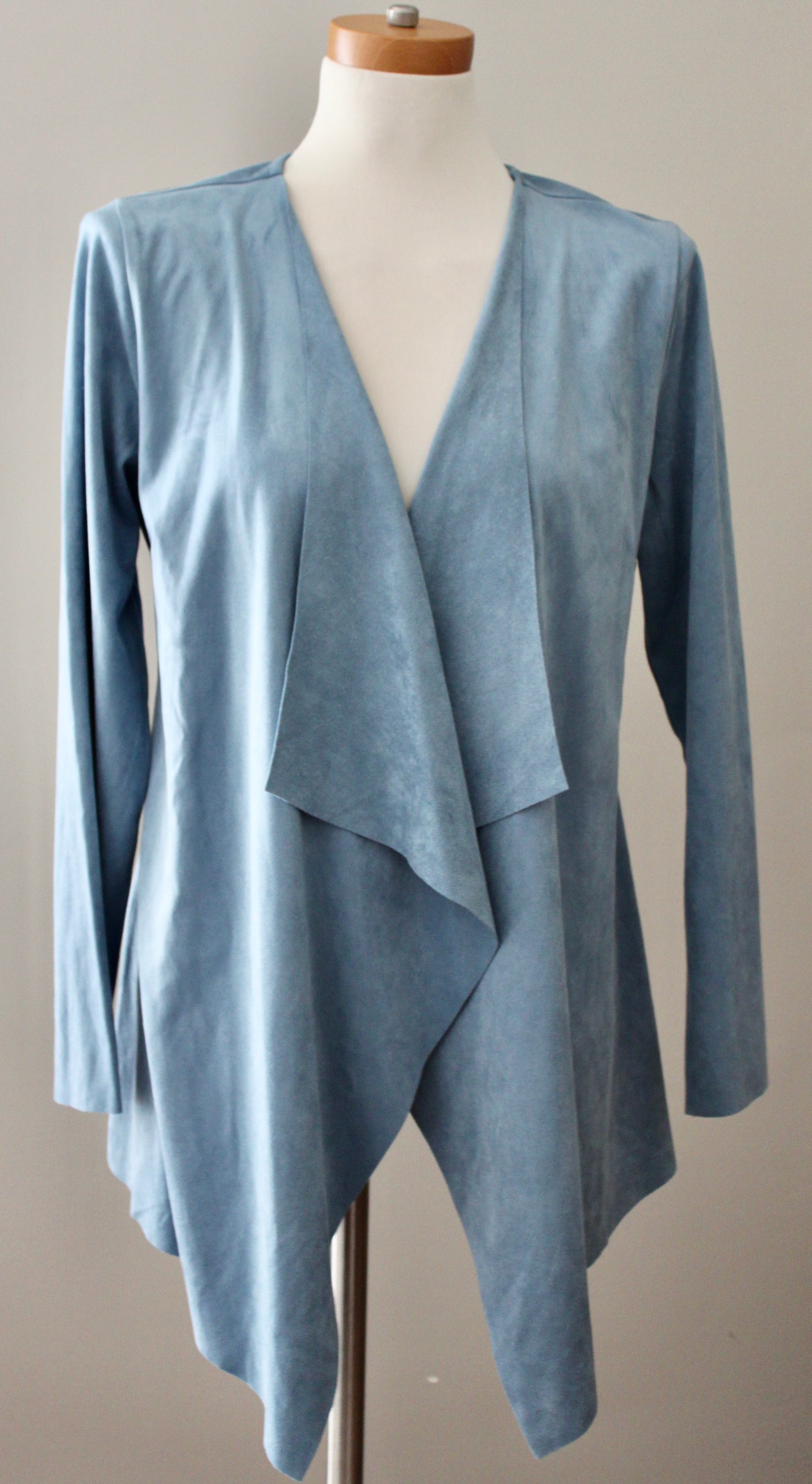 Soft Summer SOFT SURROUNDINGS  blue ultra-soft cardigan