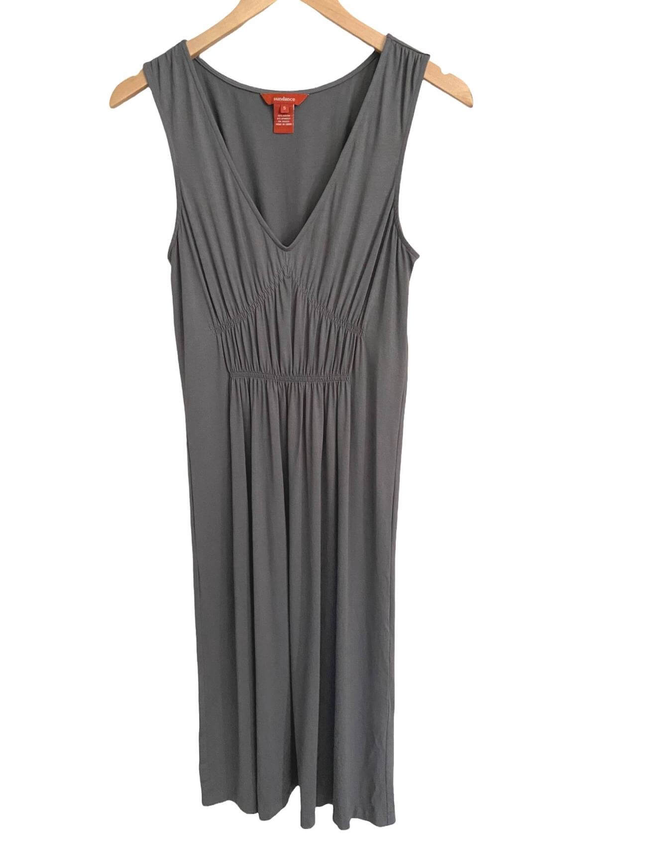 Soft Summer SUNDANCE gray sleeveless knit dress