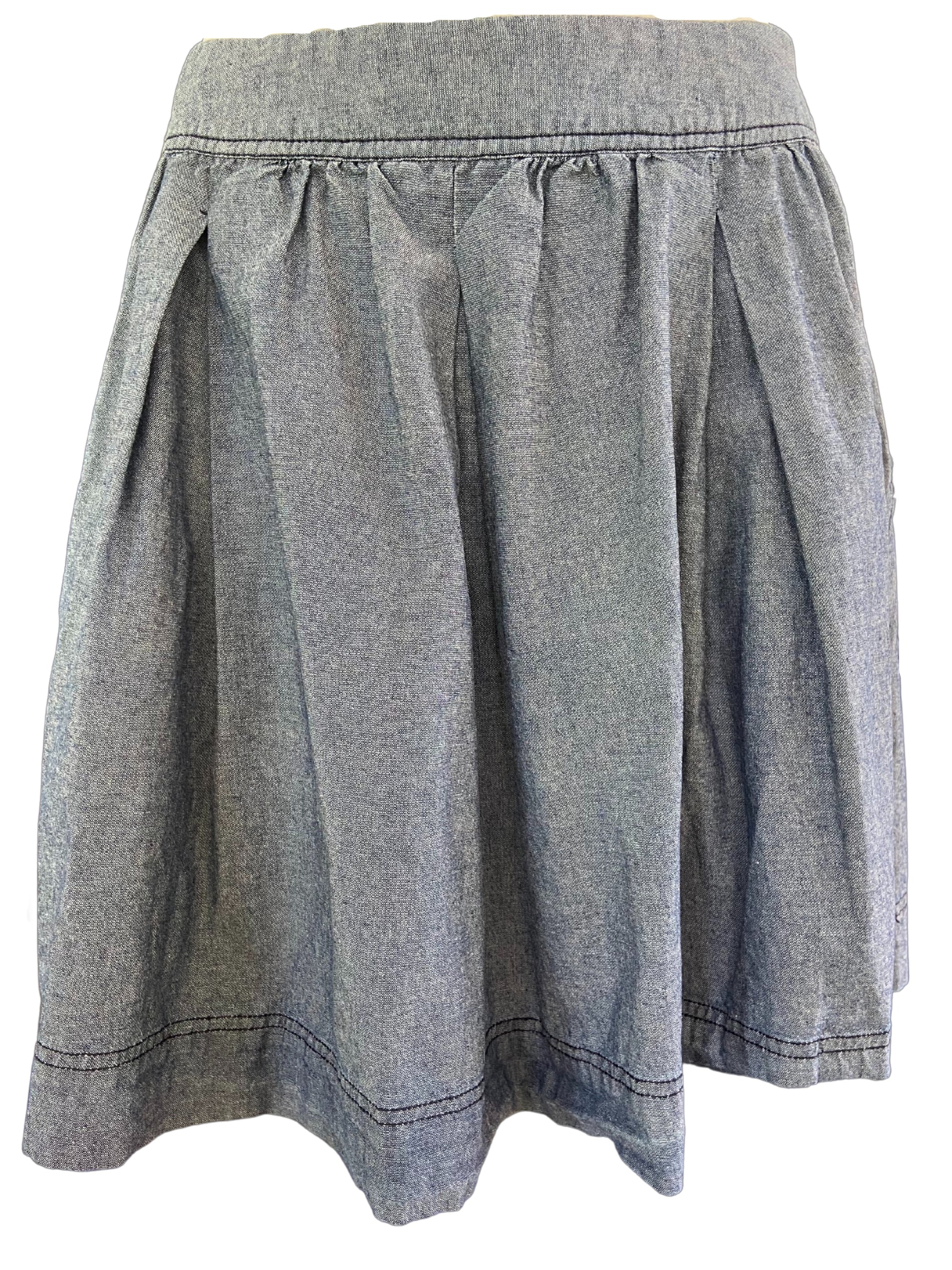 Soft Summer TOMMY HILFIGER chambray mini skirt
