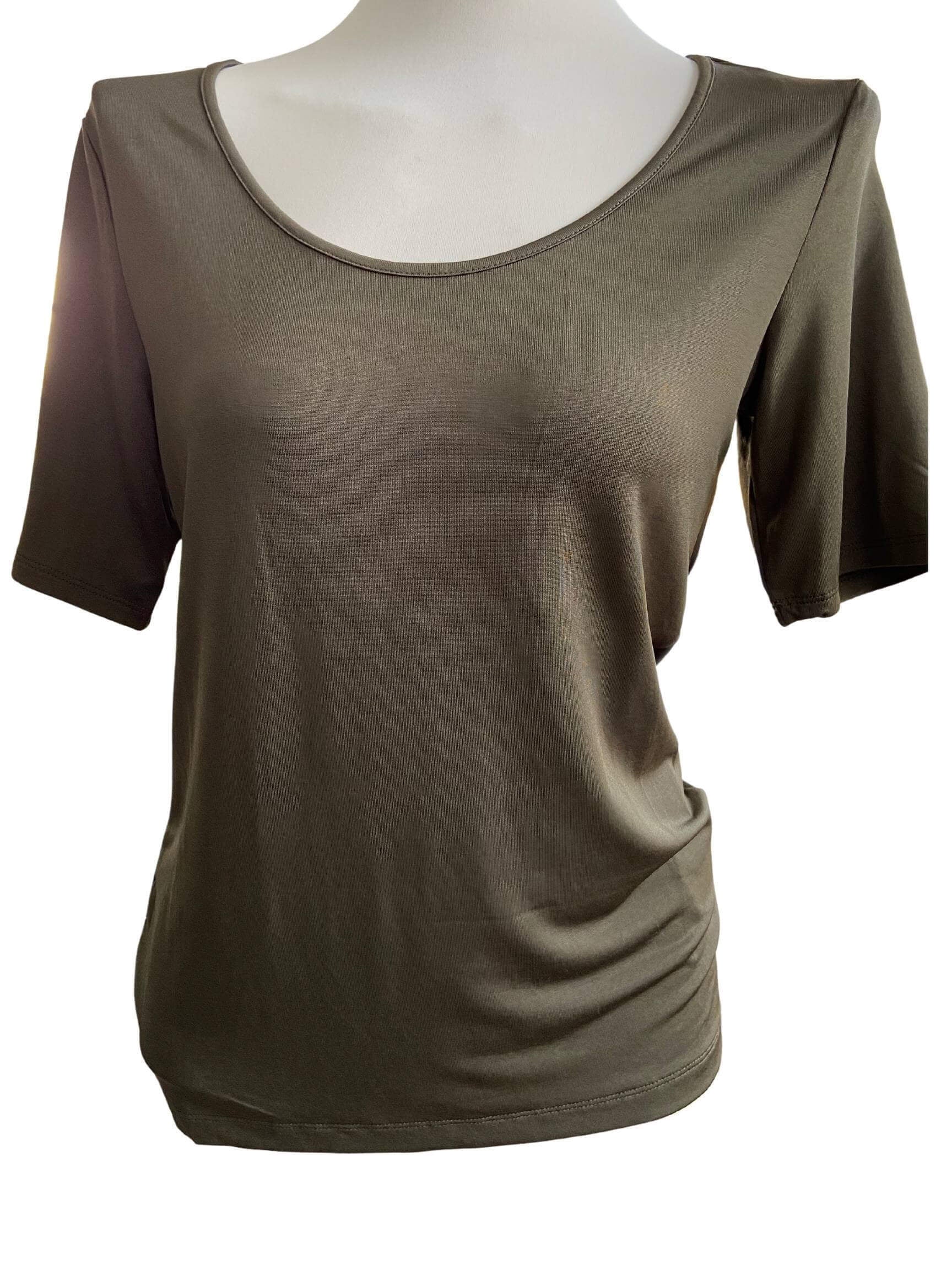 Warm Autumn H&M olive green top