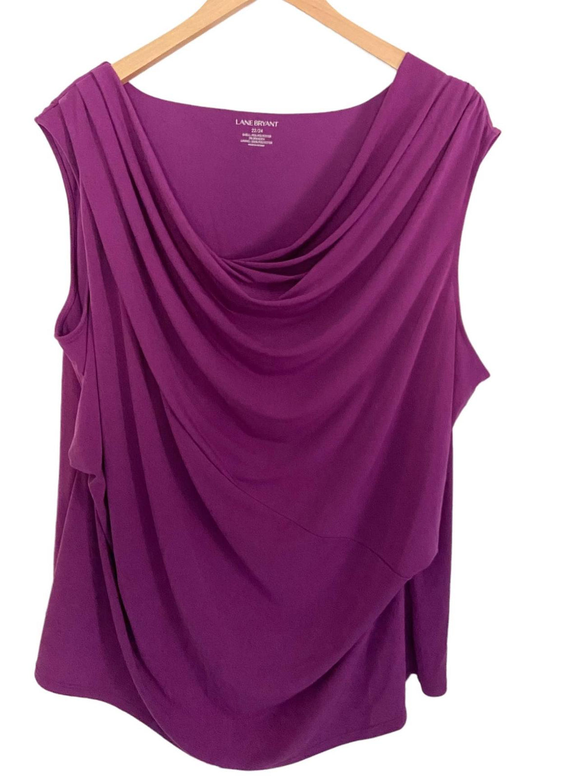 Warm Autumn LANE BRYANT purple sleeveless top