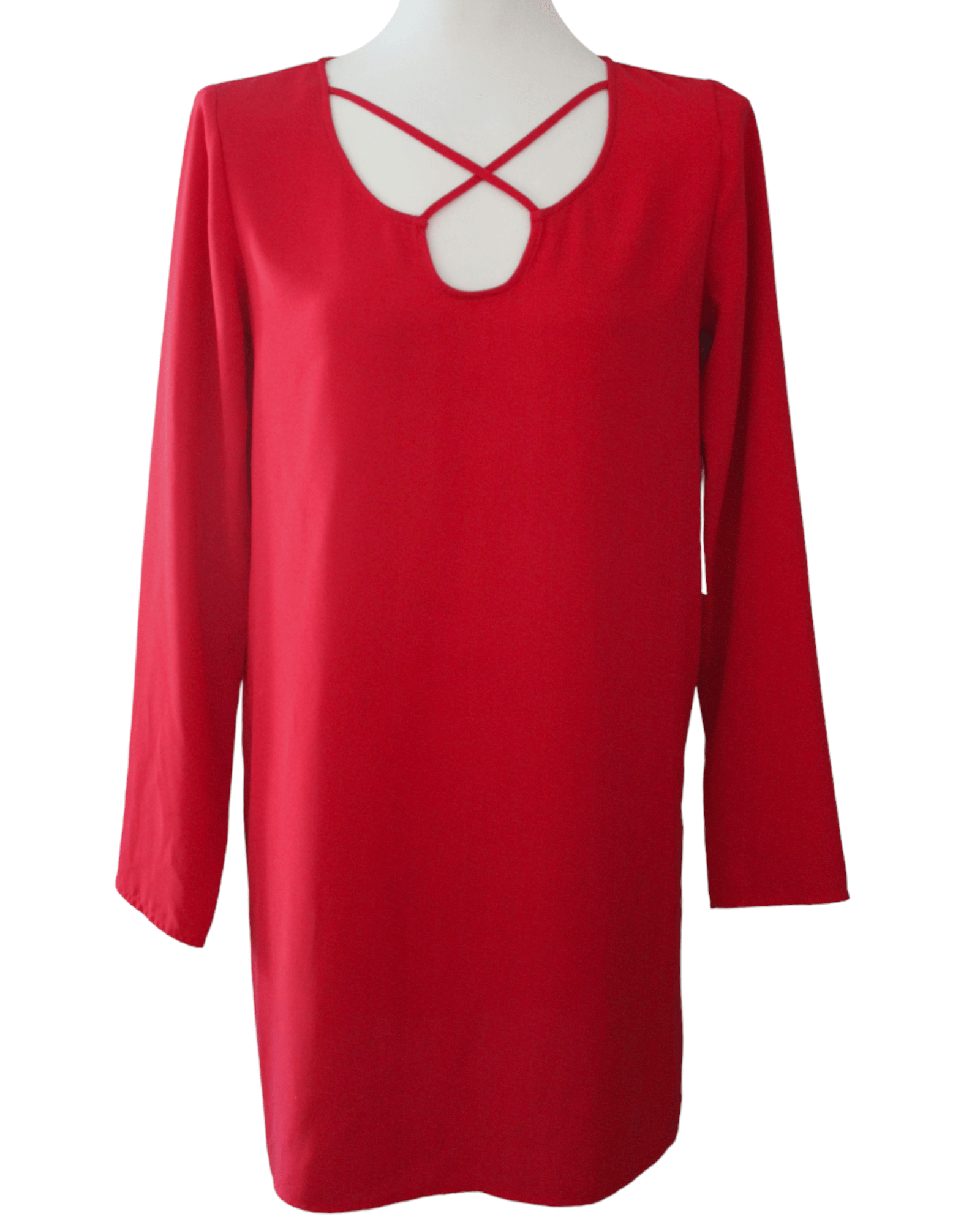 Warm Autumn LEITH samba red dress