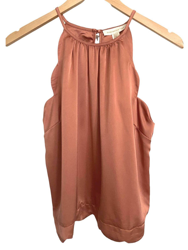 Dark Autumn Silky Scalloped Top product image