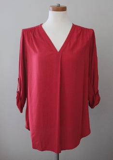 Warm Autumn PLEIONE red beauty tunic