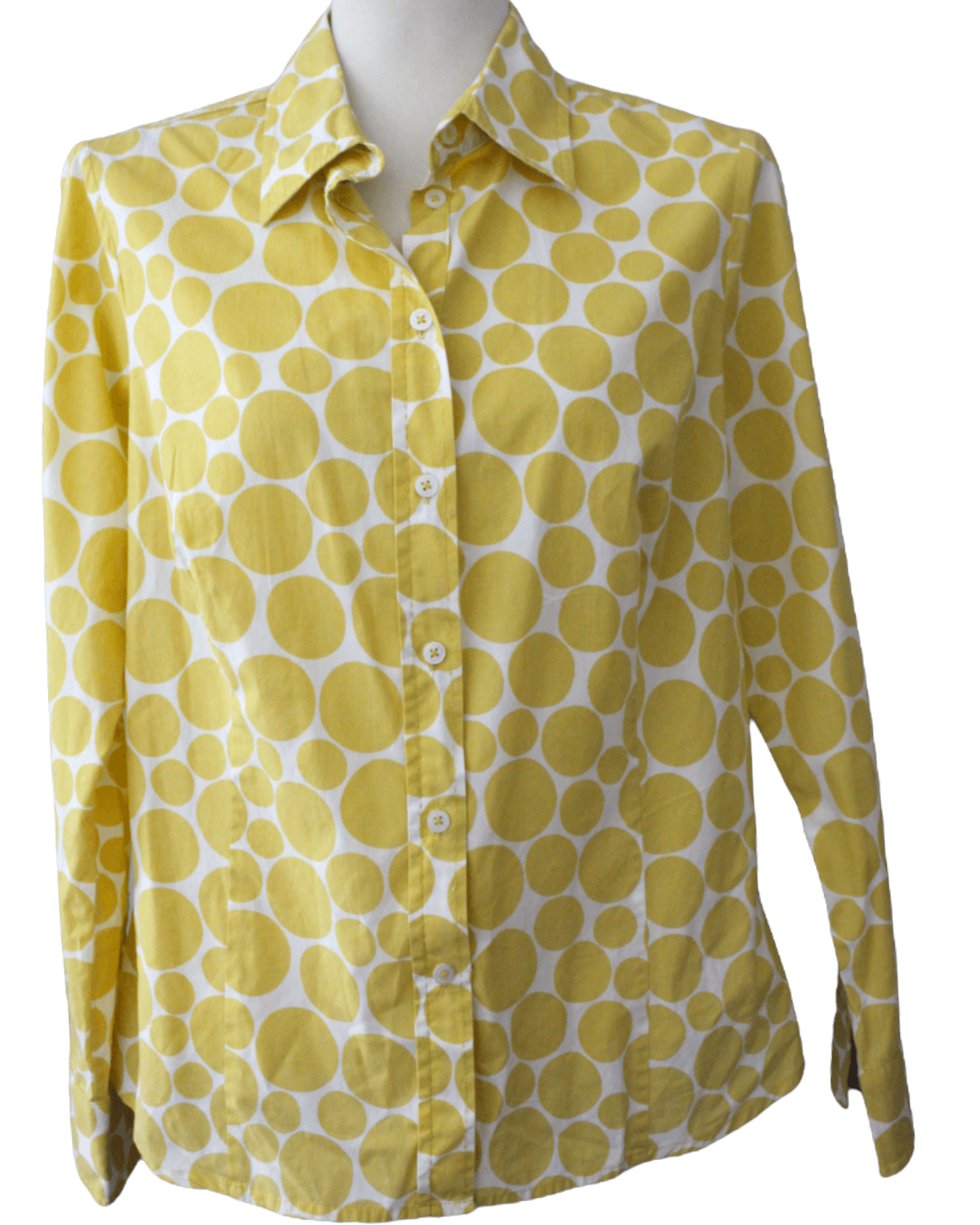 Warm Spring BODEN yellow dot shirt