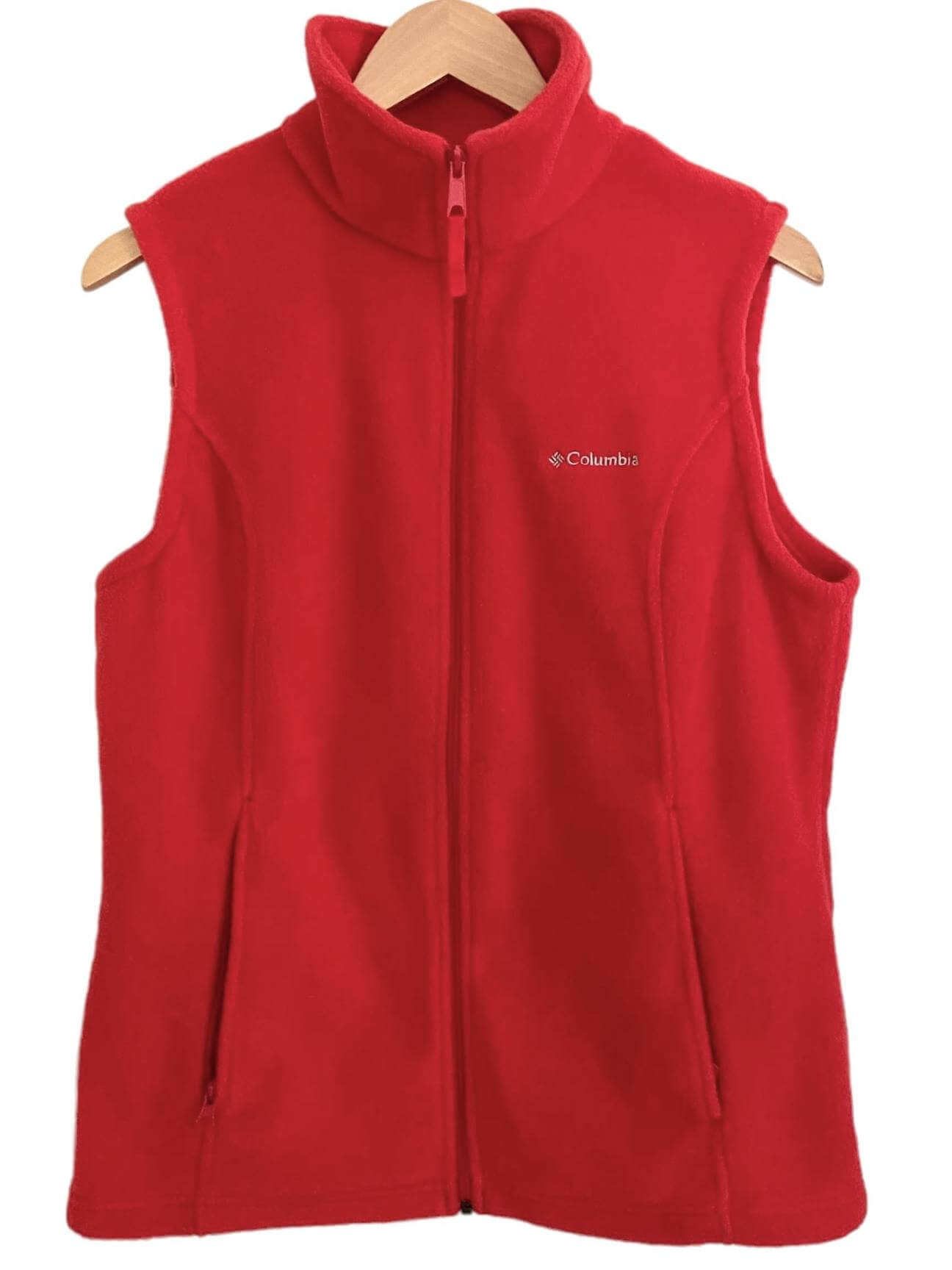Warm Spring Red Fleece Vest
