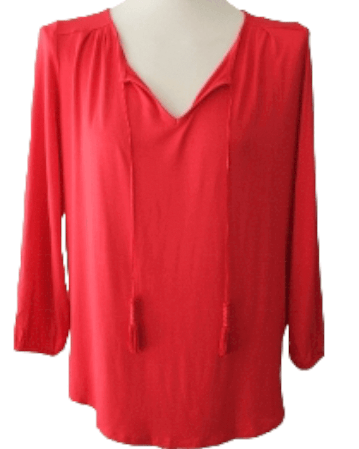 Warm Spring CUPIO strawberry red top
