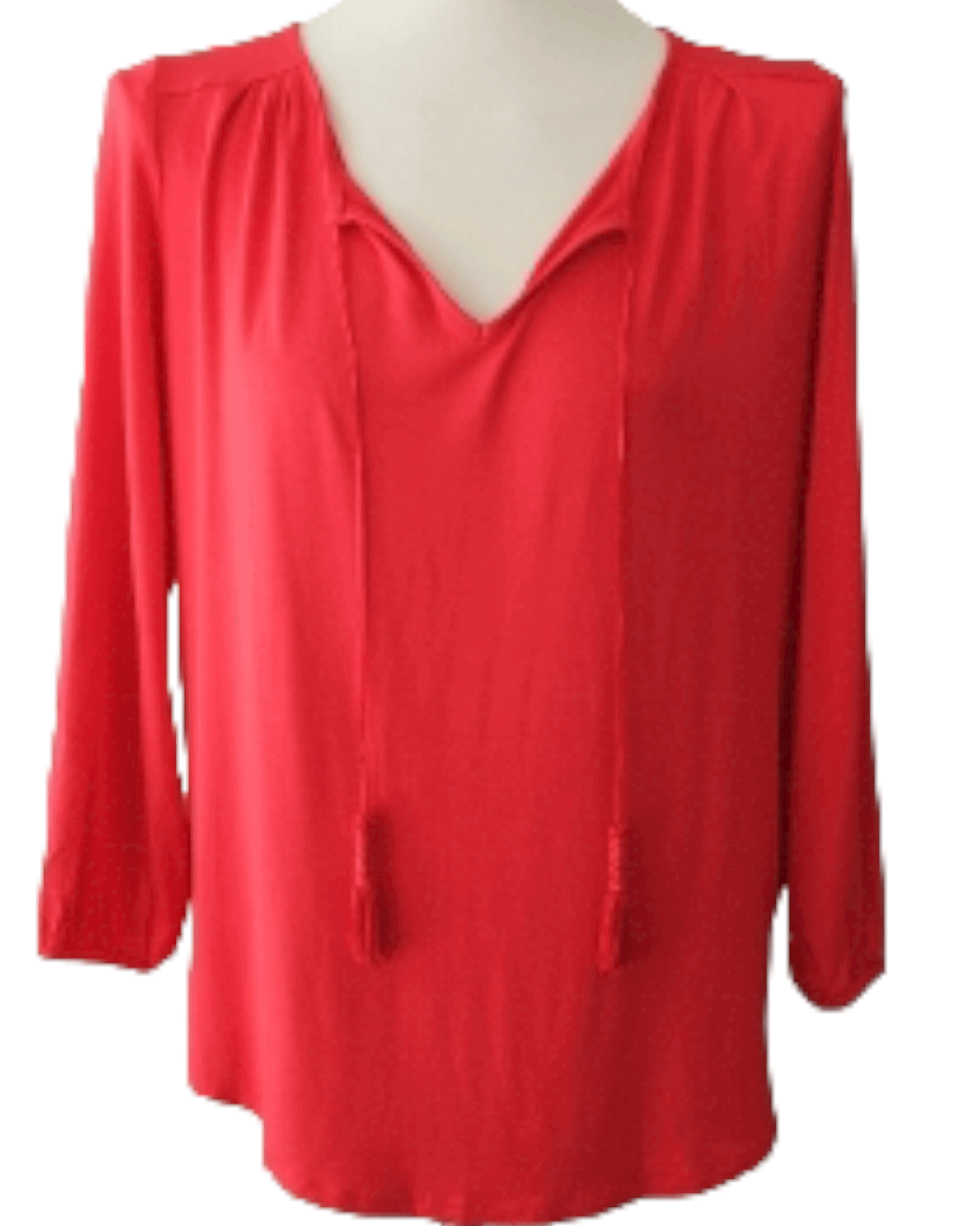 Warm Spring CUPIO strawberry red top