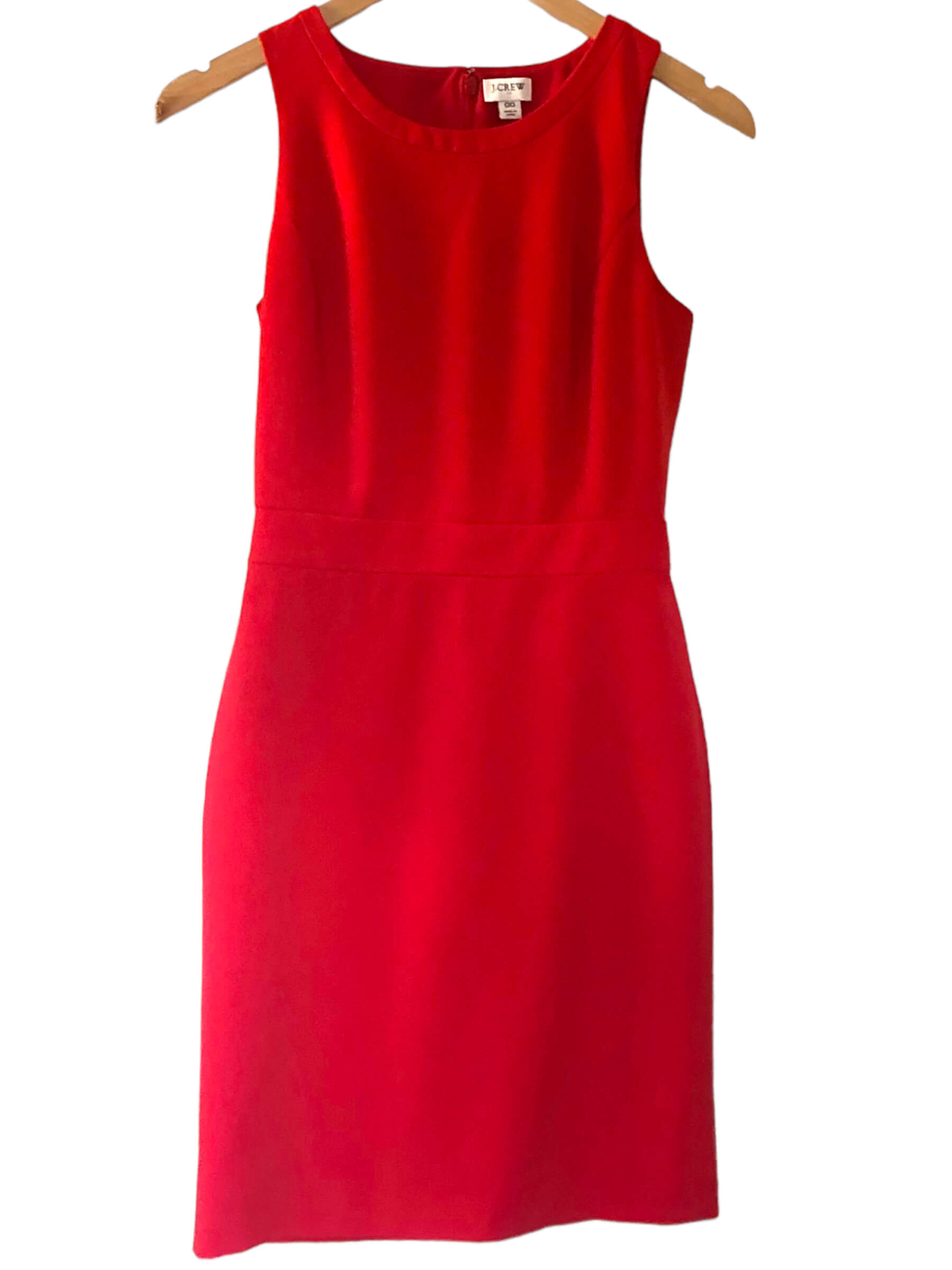 Warm Spring J.CREW cerise red sleeveless dress