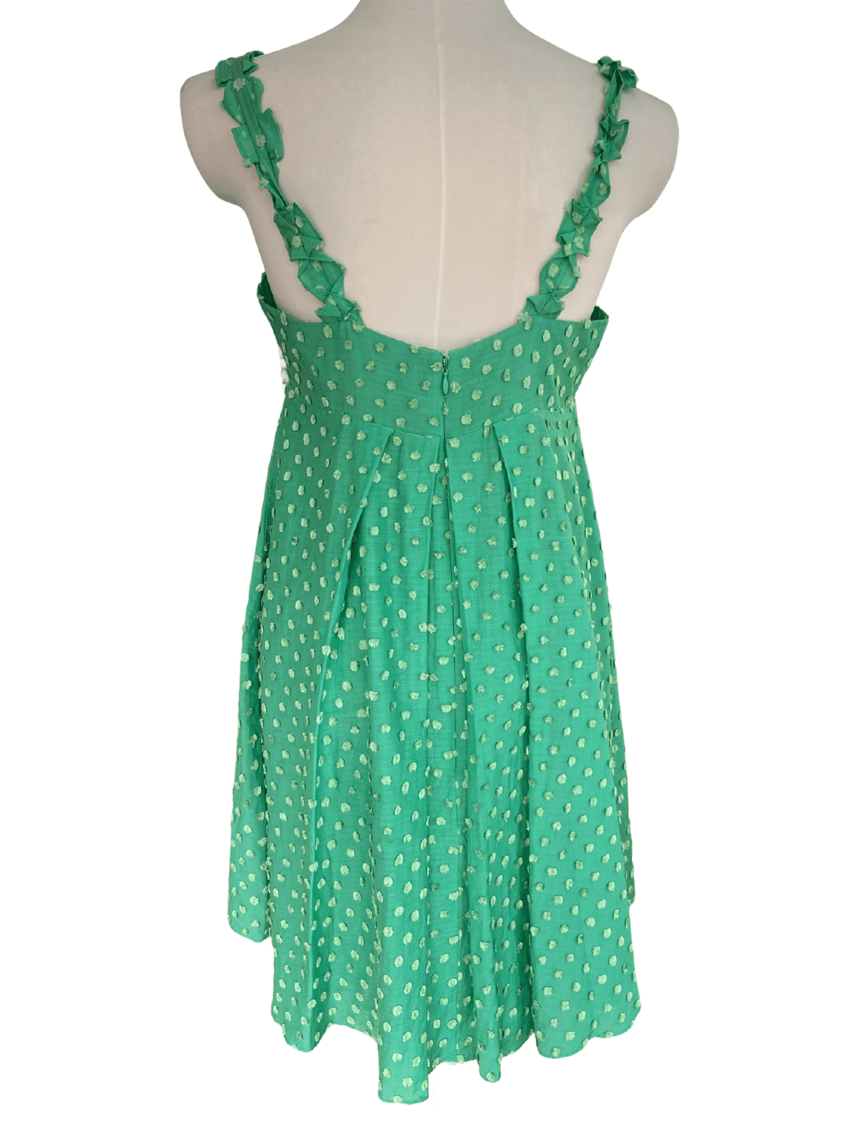 Warm Spring NINE WEST green dot dress