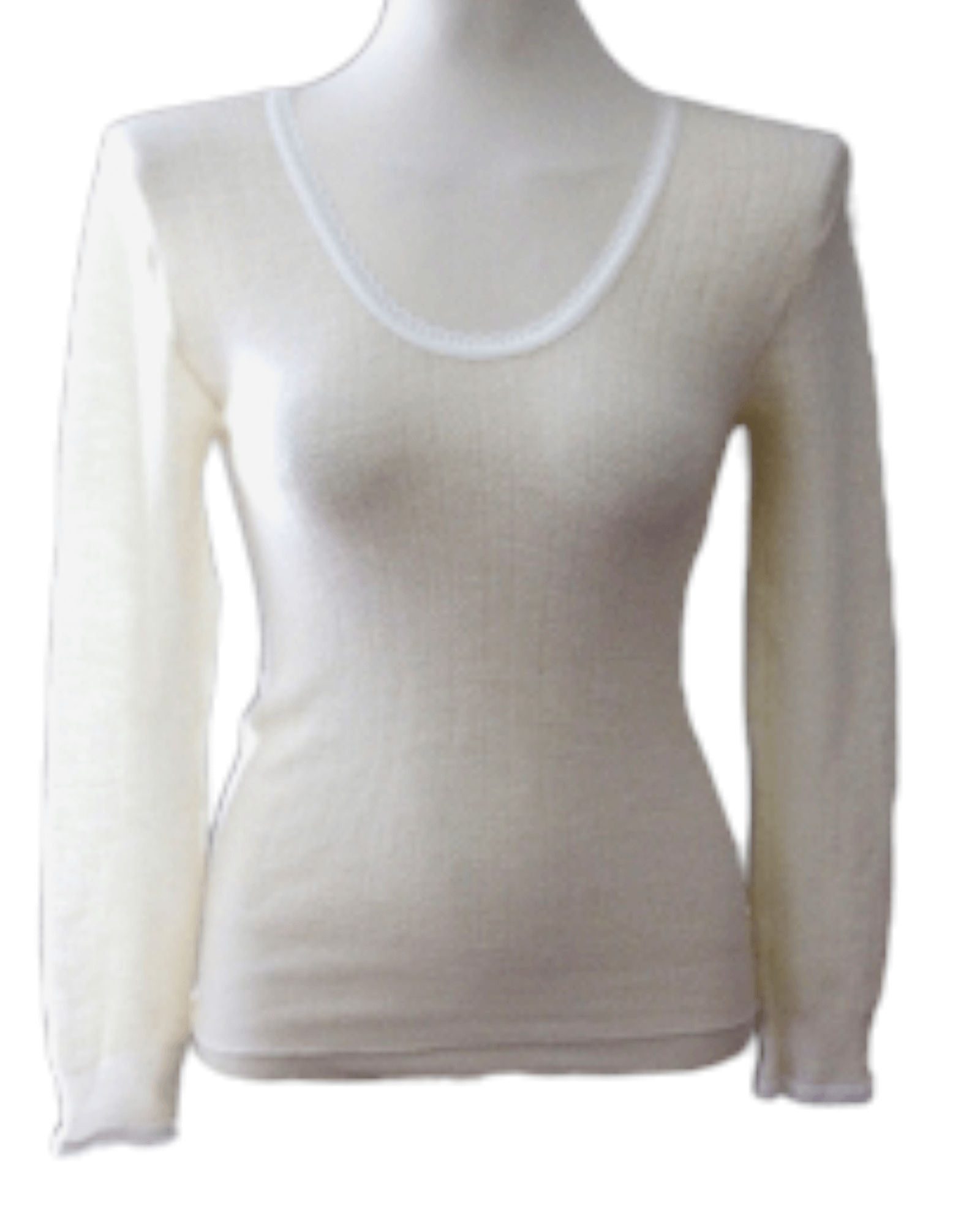 Bright Spring PURE NEW WOOL ivory top