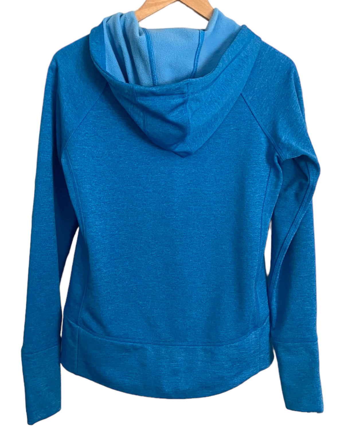 Warm Spring REEBOK azure blue zip hooded jacket