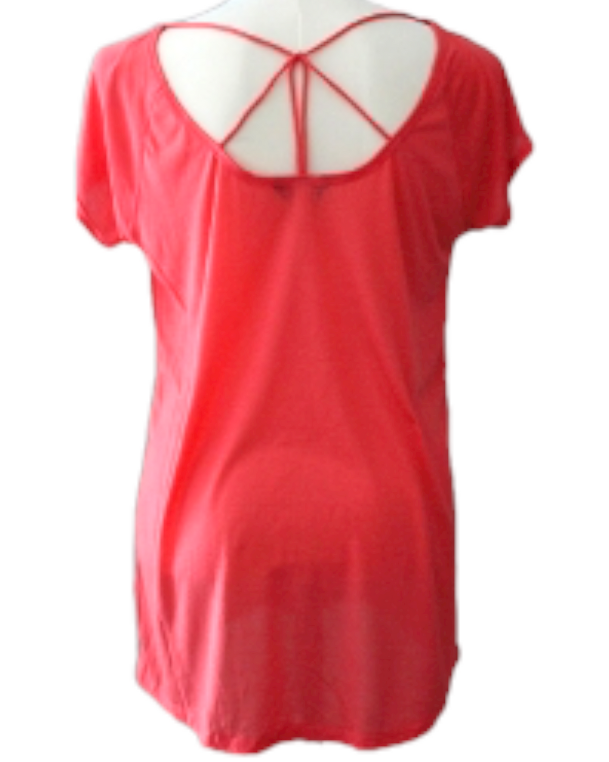 Warm Spring SUPPLIES pink scrappy back top