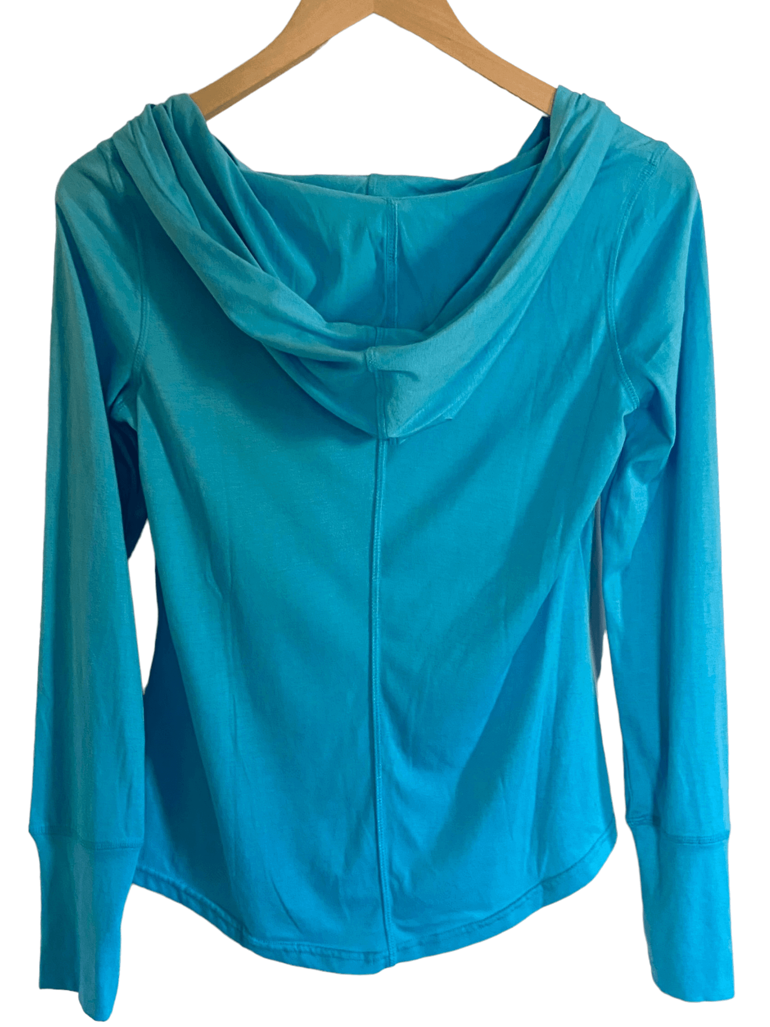 Warm Spring AEROBIC BAST teal dry-wik performance hoodie