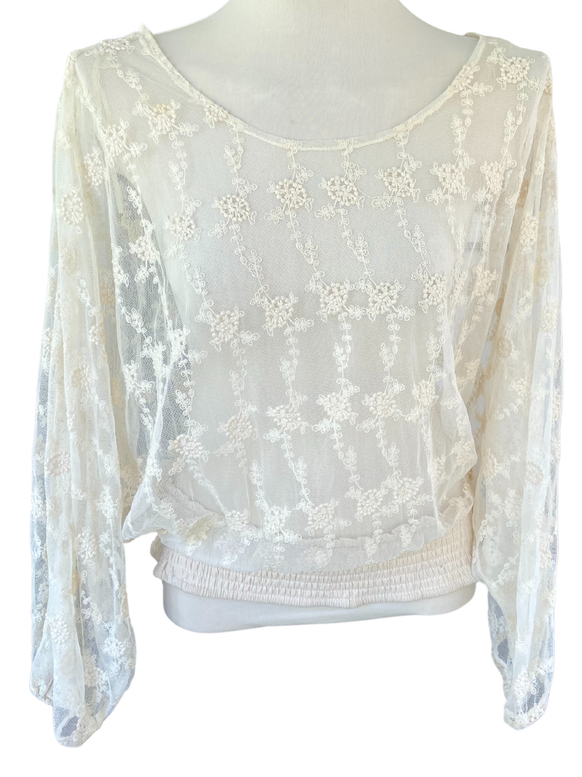 Warm Spring ULTRA PINK lace blouse 