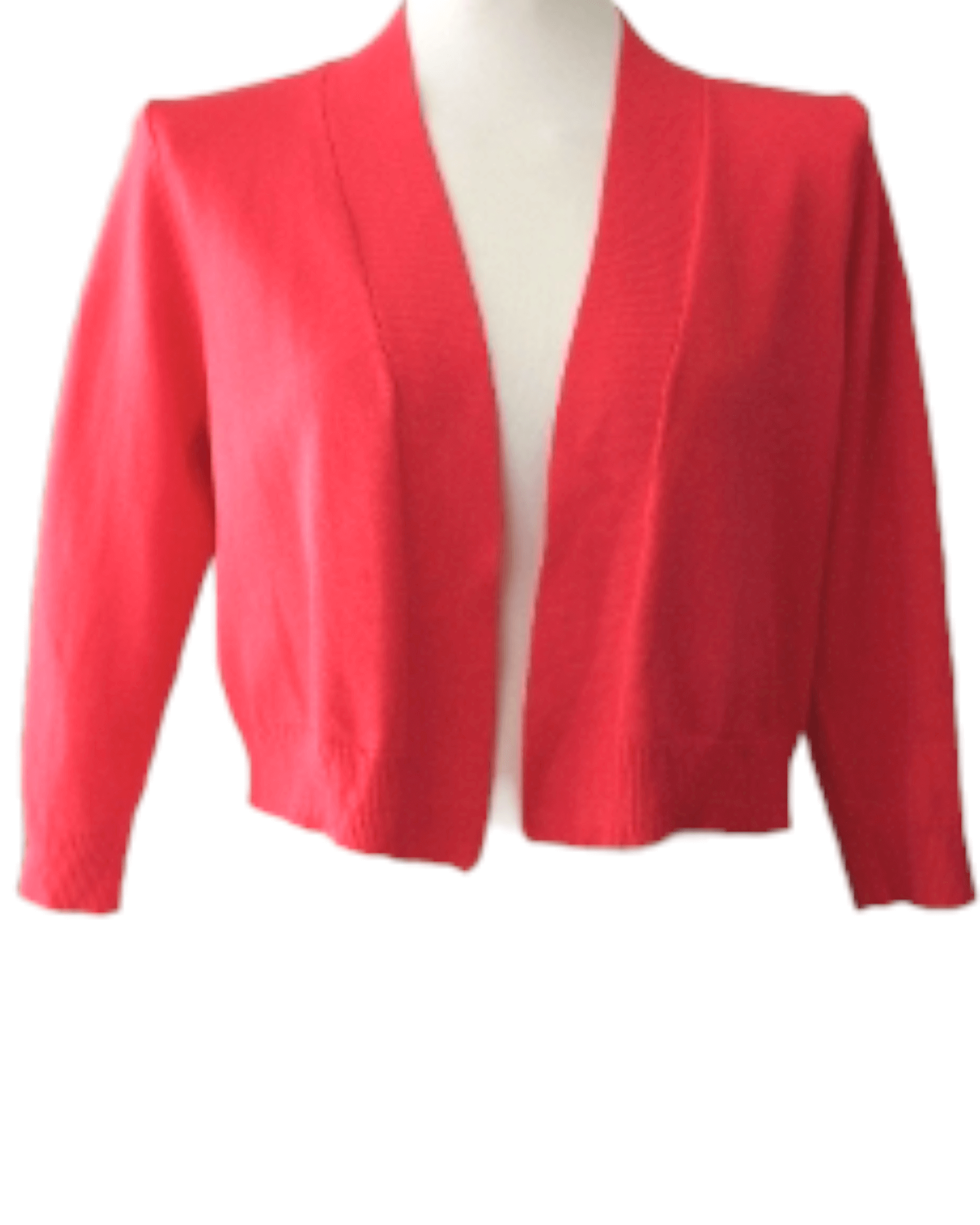 Warm Spring VERVE AMI coral reef open cardigan sweater