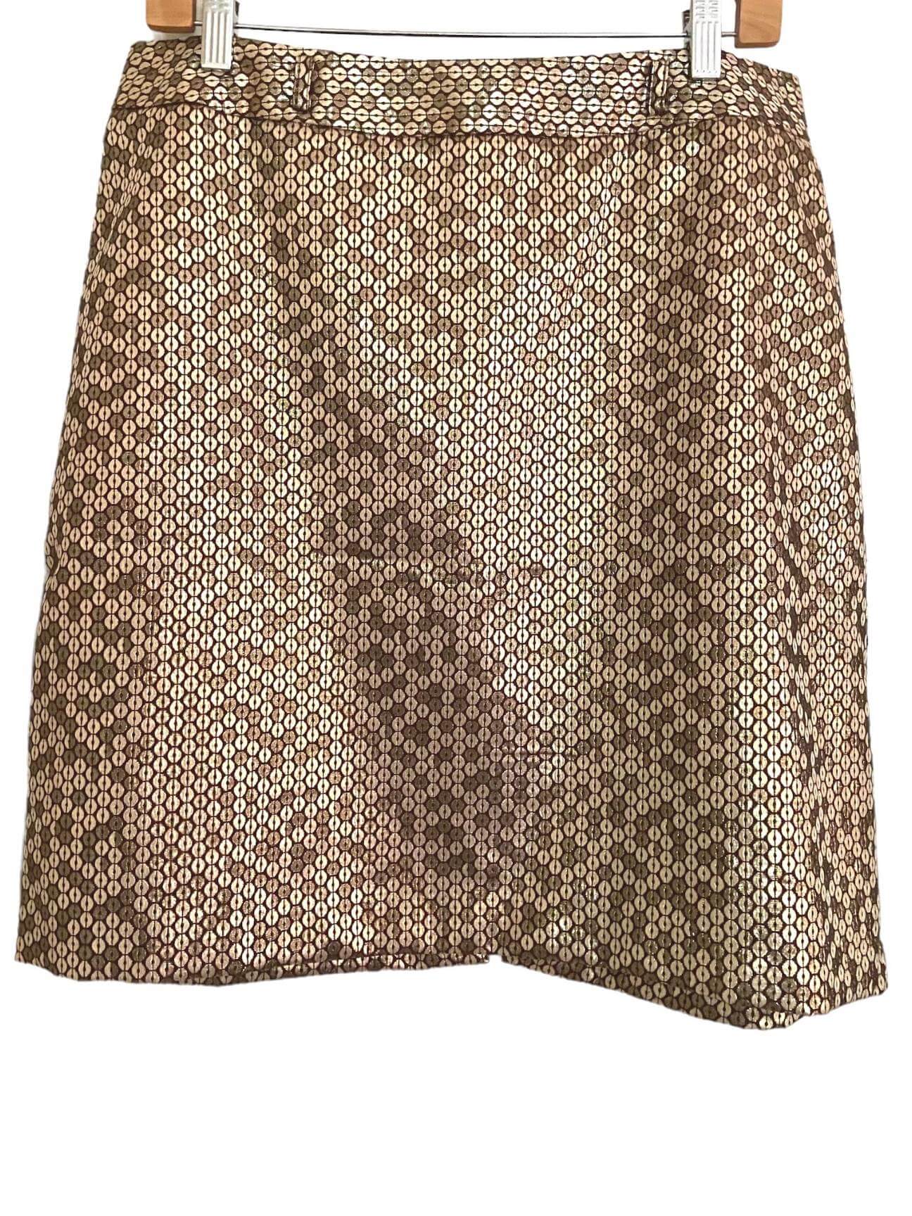 Warm Spring WORTHINGTON shimmer print skirt