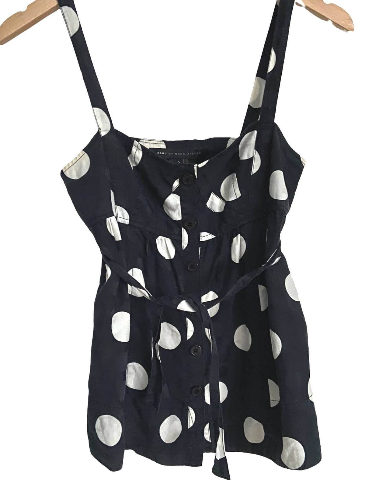 Winter Black MARC JACOBS dot tank top