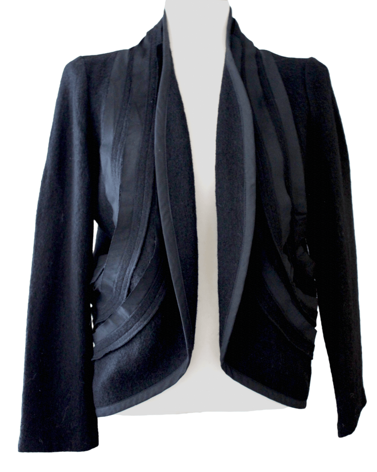 Winter Black NIKKI VALENTI wool jacket