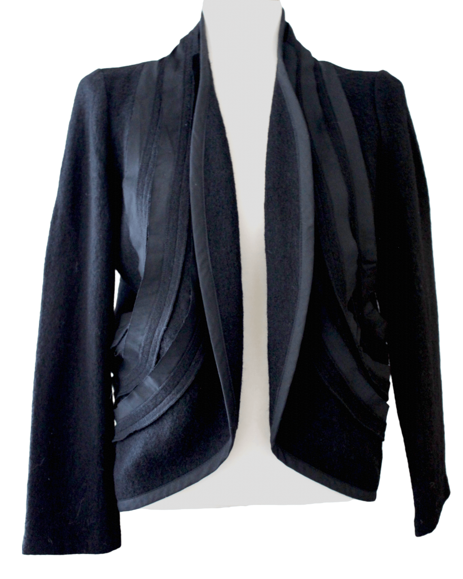 Winter Black NIKKI VALENTI wool jacket