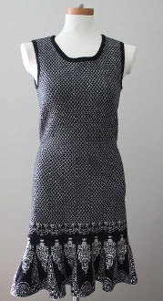 Winter ROMEO &amp; JULIET COUTURE Romantic black print dress